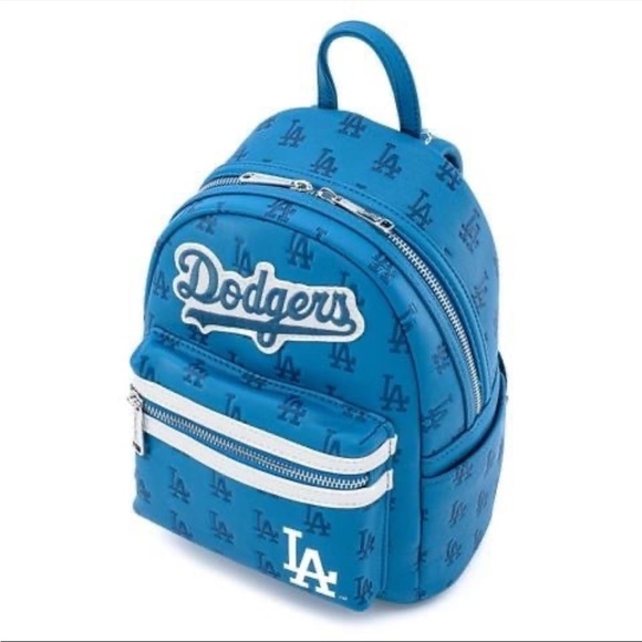 Loungefly Exclusive - MLB Los Angeles Dodgers Backpack NWT Major League Baseball - Picture 4 of 12